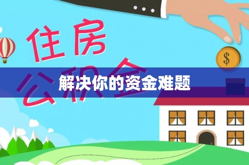 中西解决你的资金难题